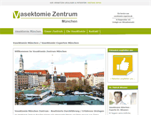 Tablet Screenshot of muenchen-vasektomie.de
